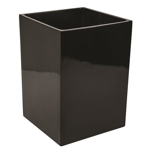 Delta Collection 11.5 Quart Wastebasket, Black